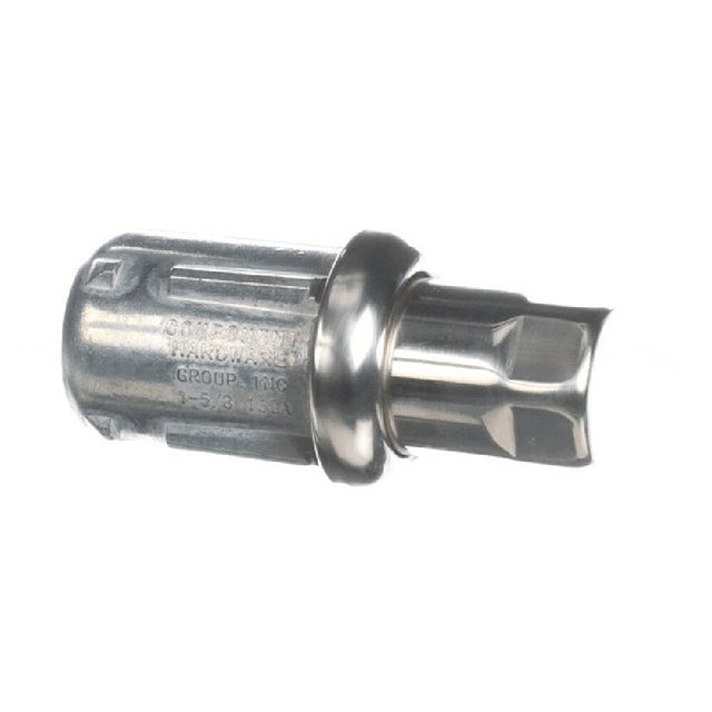 Component Hardware Group A10-0851-C 1 5/8" Round Stainless Steel Clad Zinc D