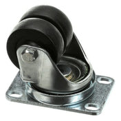 Continental Refrigerator 50241 Caster Flat Plate Dual Wheel (2 No Brak