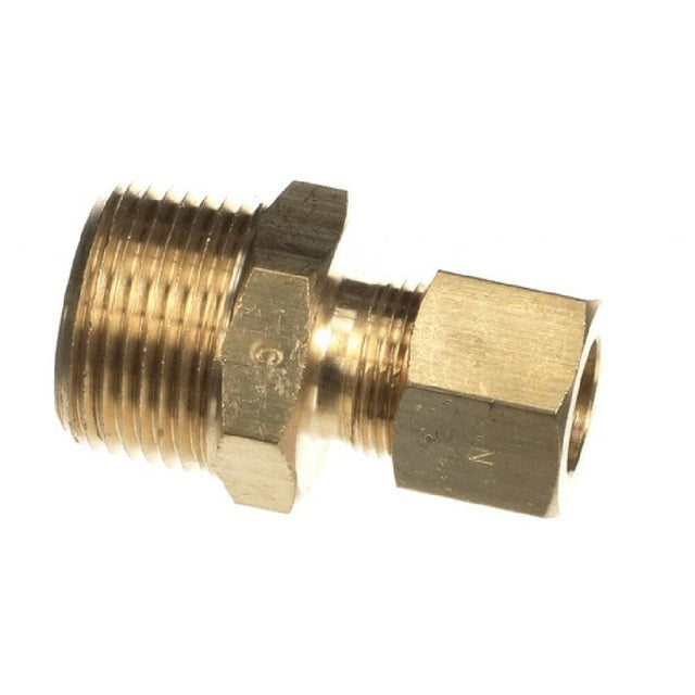 CROWN STEAM 9768-15 Brass Comp. Conn 1/2" T X 3/4" Mpt