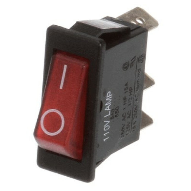 Fetco 1058.00006.00 Switch Power Rocker Red Ill