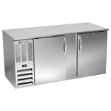 Beverage Air BB68HC-1-F-S - Refrigerated Food Rated Back Bar Storage Cabinet, Two-section