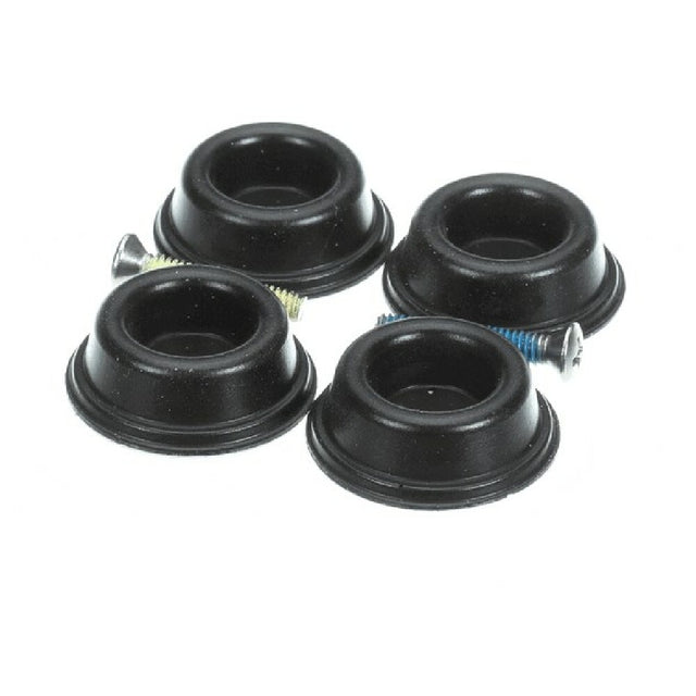 Frank Door Company 7099-04-4 Black Bumper 4 Pack