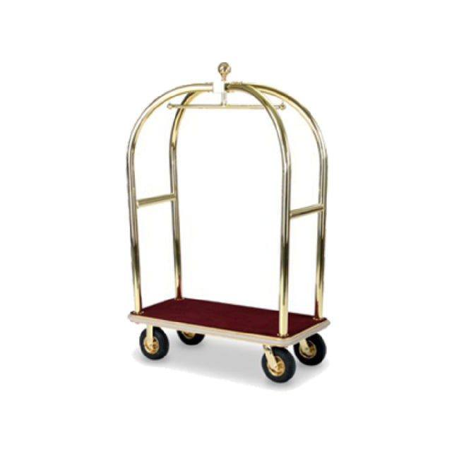 Forbes Industries 2428 Birdcage® Luggage Cart Longer & Lower Style 2" Dia. Tubular Superstructure