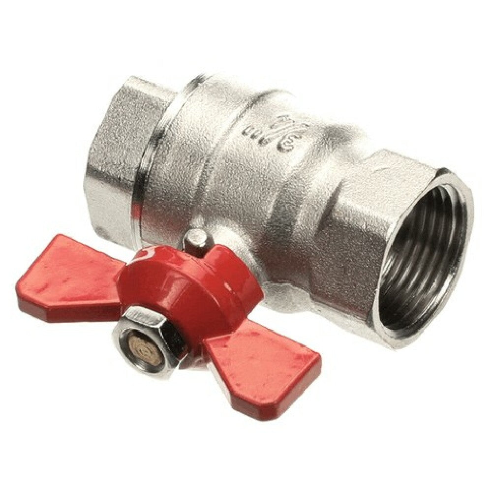 Fri-Jado 9171008 Ball Valve Threaded 3/4" (f F) Brass Chr