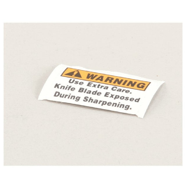 Globe 967-2 Sharpener Cover Warning Label