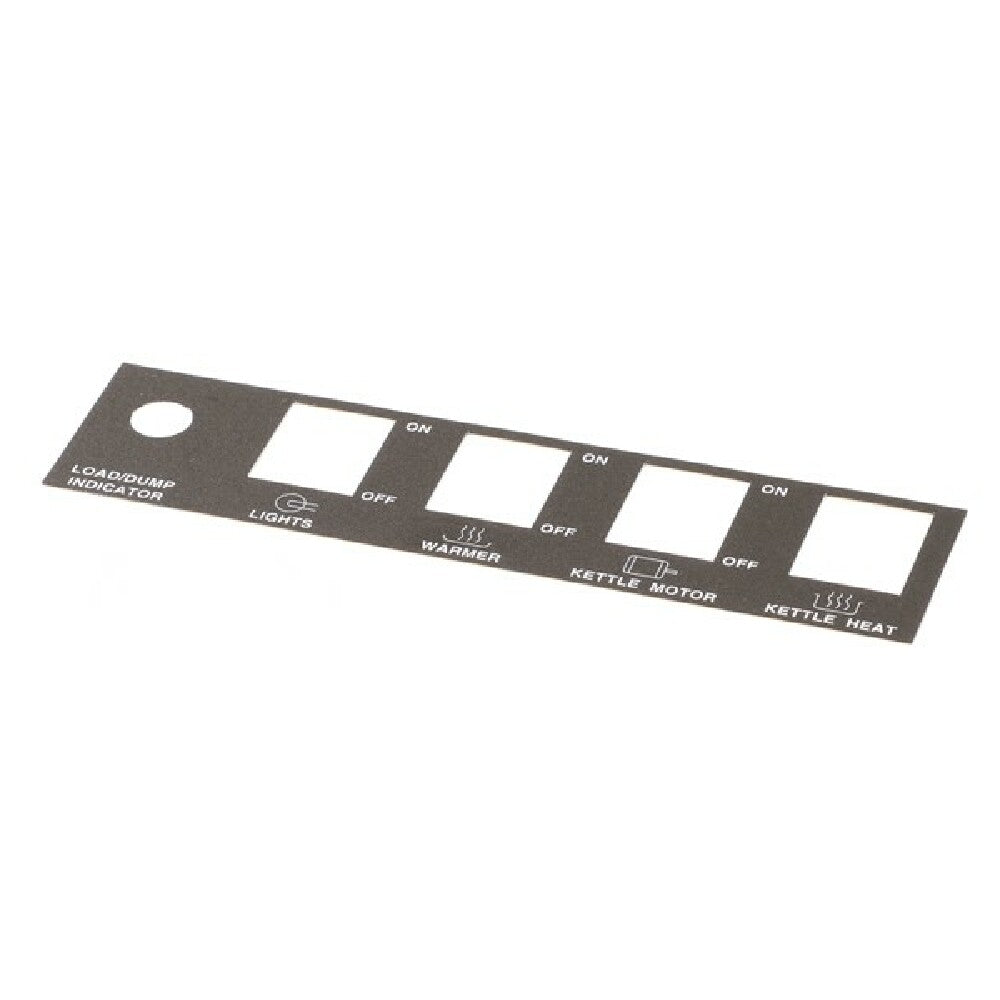 Gold Medal 48542 Rocker Switch Label 5 Pn