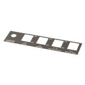 Gold Medal 48542 Rocker Switch Label 5 Pn