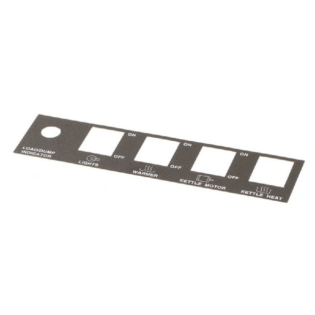 Gold Medal 48542 Rocker Switch Label 5 Pn