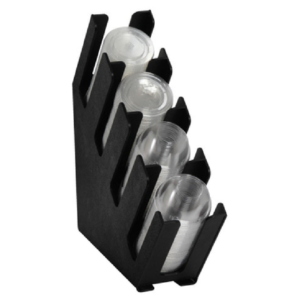 Dispense-Rite LID-4BT - Cup And Lid Organizer, Four-section, Slim Design