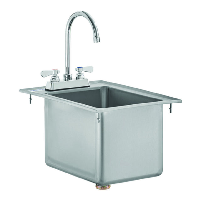 Hubert 19749 - Kratos 29N-179 Sink, Drop-in, 10"W X 14"D X 5"H