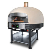 Rosito Bisani FGRI130-CB Morello Forni Rotary Wood/Gas Combo Fired Pizza Oven Hybrid (operates Gas Only Wood Only Or Combination Wood & Gas)