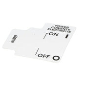 Grindmaster 61889 Label Power On/off Pic