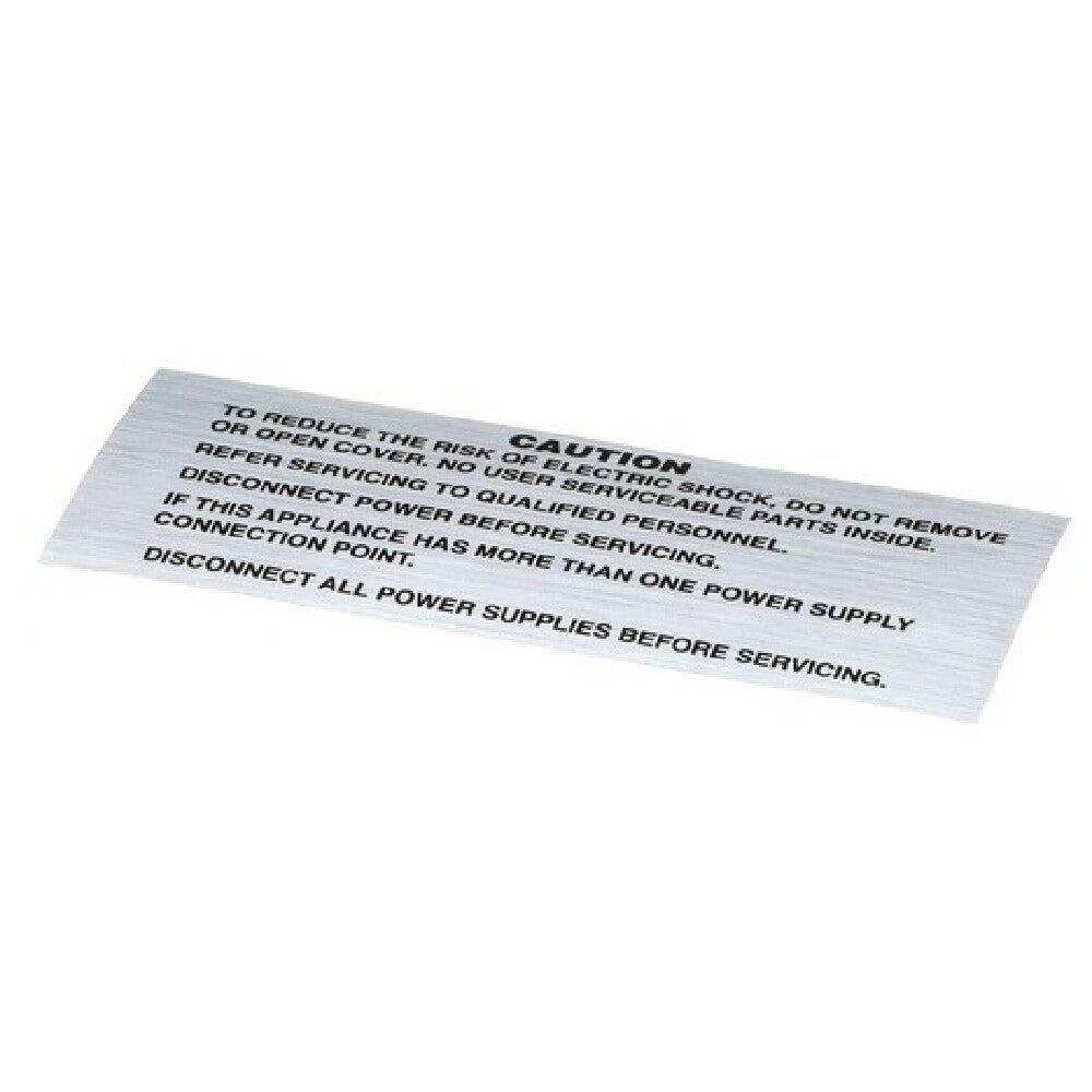 Grindmaster A101295 Decal Caution All Amw Equipme