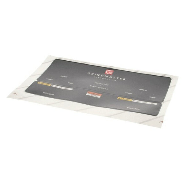 Grindmaster A546-129 P 400 Control Panel Overlay Black