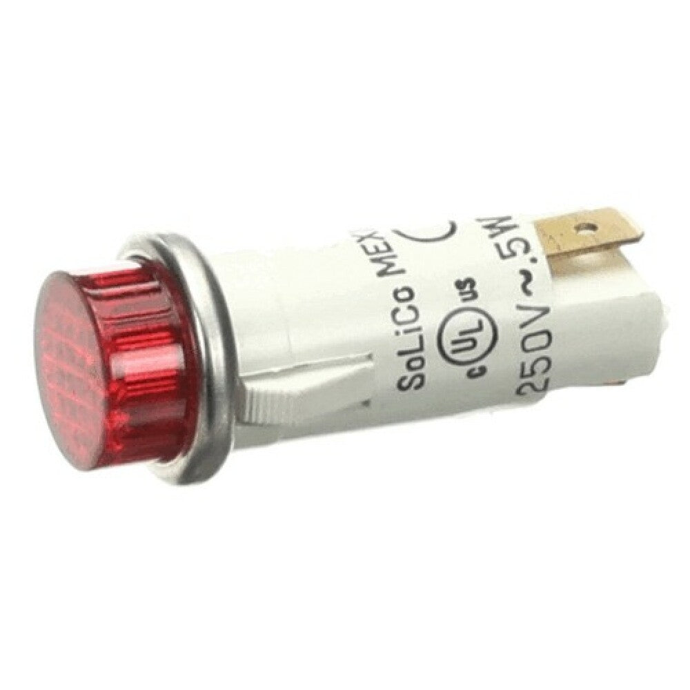 H & K International E-6-32 Pilot Light 250v 1/3watt Red