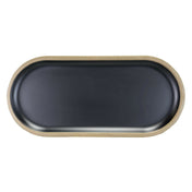 Elite Global Solutions B251127-GLDB Plate 12-5/8"L X 5-7/8"W X 3/4"H Oval