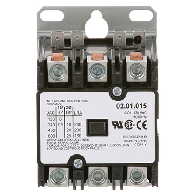 Hatco 02.01.015.00 Contactor Std 110/120ac 3p 50res