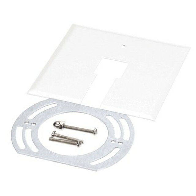 Hatco 02.19.171.02 Track Outlet Box Cover White
