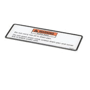 Henny Penny 168025 Label Drain Pan Warning