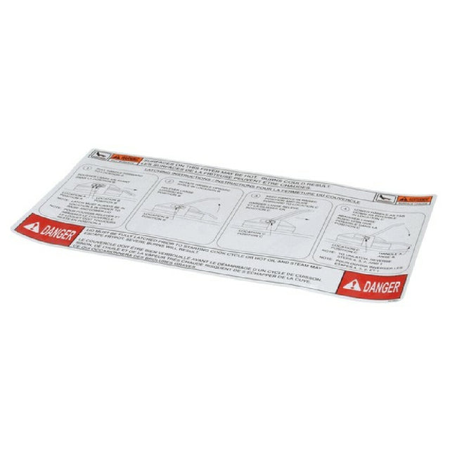 Henny Penny 35792 Label Lid Instruction Eng/fre