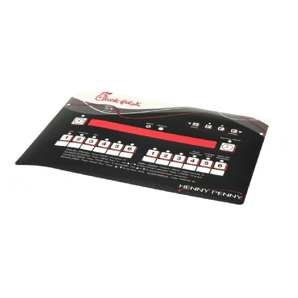 Henny Penny 97552 Control Panel Decal