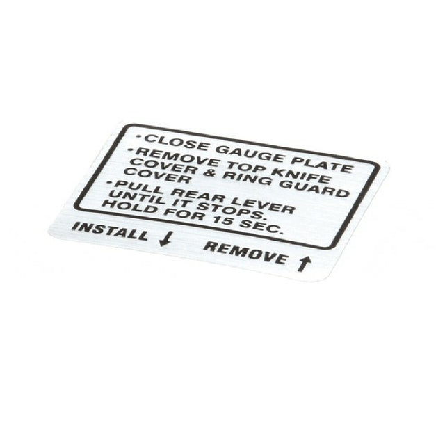 Hobart 00-914681 Label Instruction