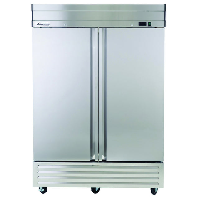 Hubert 69K-936 - Value Series Commercial 54" Solid Door Reach-In Refrigerator