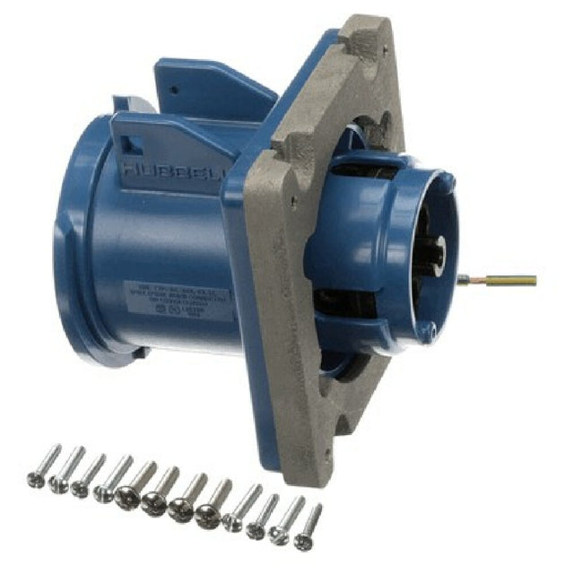 Hubbell A460R9 Service Inlet Aluminum 25 0vac