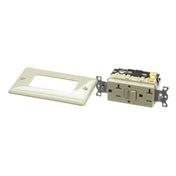 Hubbell RECEPTACLE, Ivory 20 Amp Rectavcle Gfi