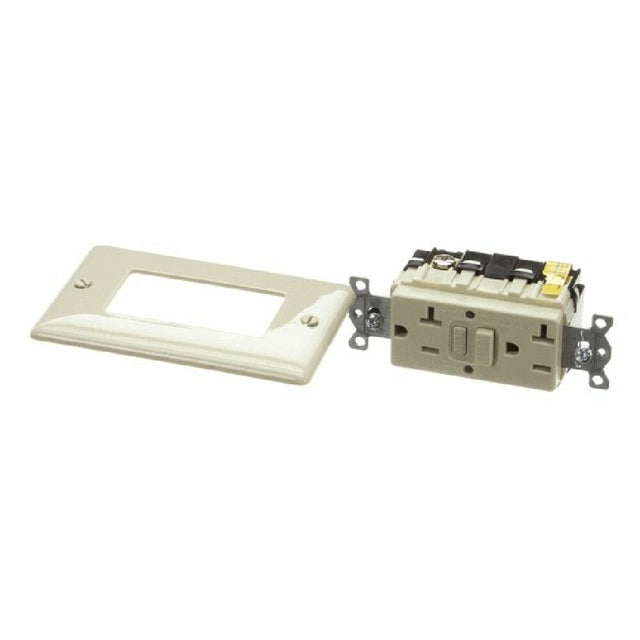 Hubbell GFRST20I Ivory 20 Amp Rectavcle Gfi
