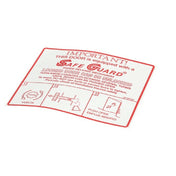 Kason 90028DECAL Decal Safeguard Mech