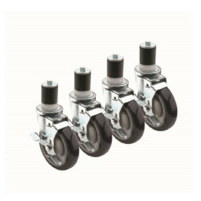 Krowne 28-129S 1 5/8 Stem Caster With 5 Wheel (set Of 4