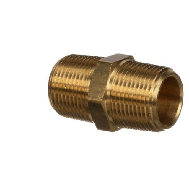 Lancer Juice Machines 112XJ Brass Hex Nipple 3/4 Mpt X 3/4