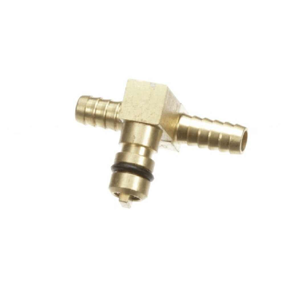 Lancer Juice Machines 1522-000 Flojet Brass 1/4 Barb Offset T
