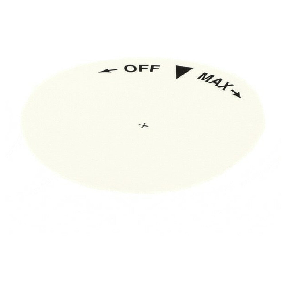 Low Temp Manufacturing 293300 Label On/off/max Clear