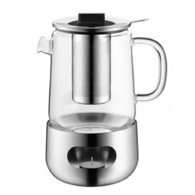BauscherHepp 06.3690.6030 Teapot And Rechaud 33.8 Oz. 5-1/2" Dia. X 9-2/5"H