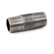 Marsal And Sons 70233 Nipple 1/2 Npt X 2 Black