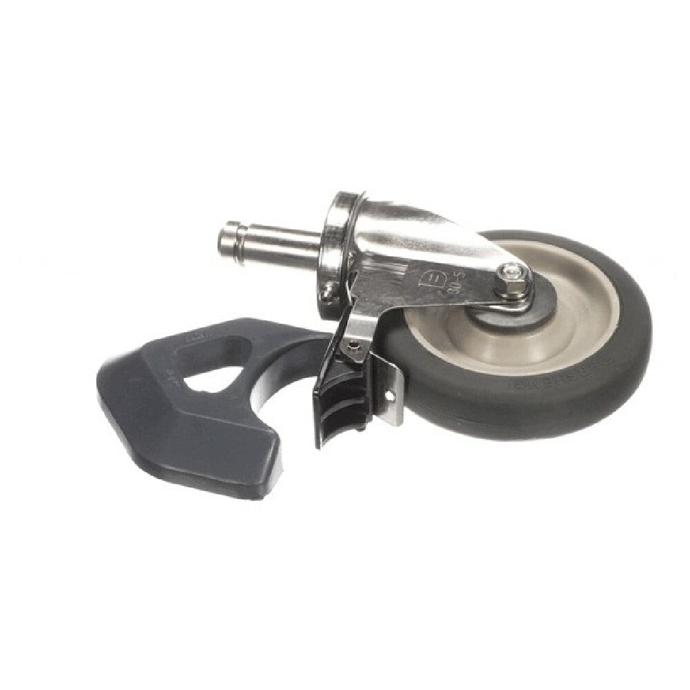 Intermetro 5MPBXGSA 5" Ss Stem Caster W/brake