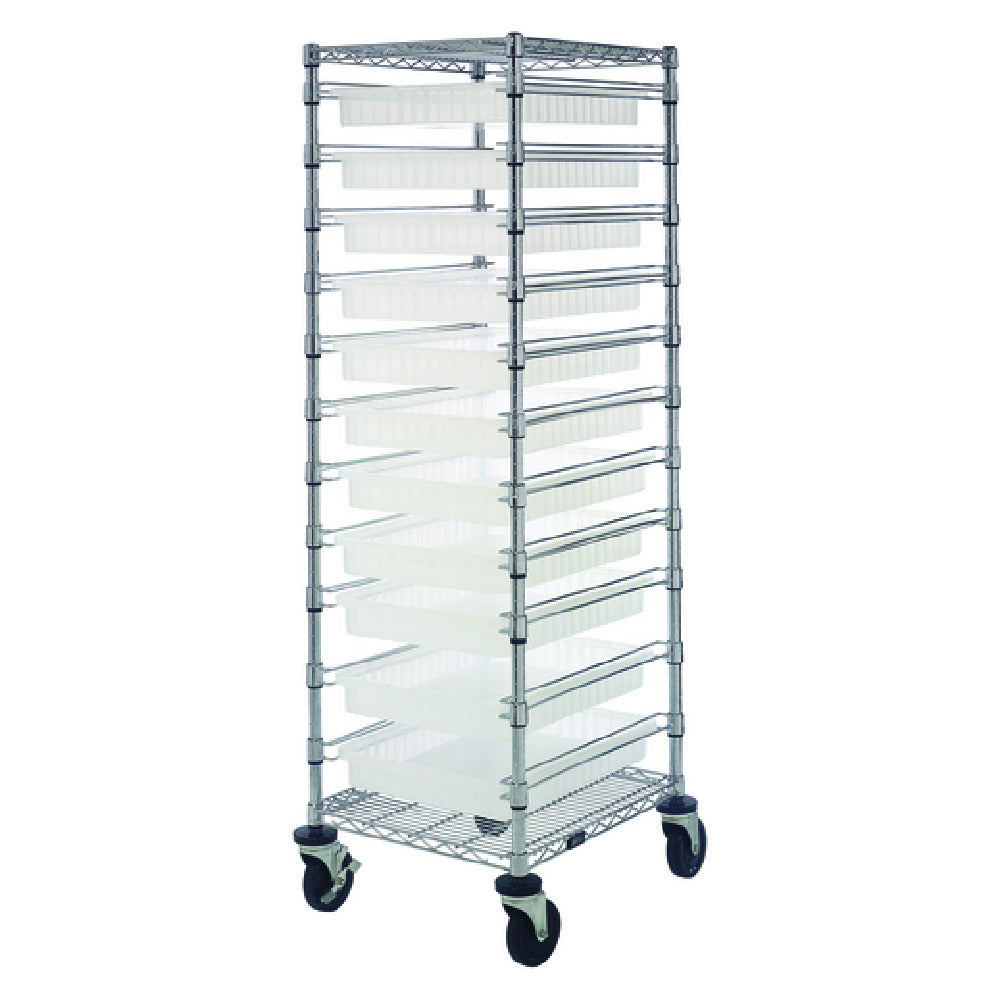 Quantum BC212469M2CL Bin Cart Mobile 21"W X 24"L X 69"H