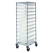 Quantum BC212469M2CL Bin Cart Mobile 21"W X 24"L X 69"H