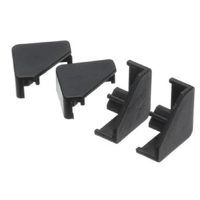AllPoints 8096205 Popcorn Black Endcaps (4