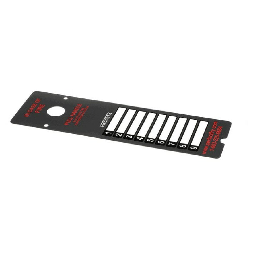 Perfect Fry 6LT005 Label Manual Pull/preset