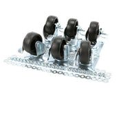 Perlick 57787 Caster Kit Set Of 6 3.75