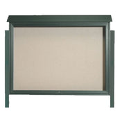 Aarco PLD4052TDPP-4 Message Center 52"W X 40"H Freestanding