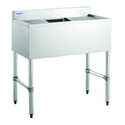 Hubert 29N-028 - Kratos® Underbar Compartment Sink, 1 Bowl, 36"W X 18.75"D X 33"H