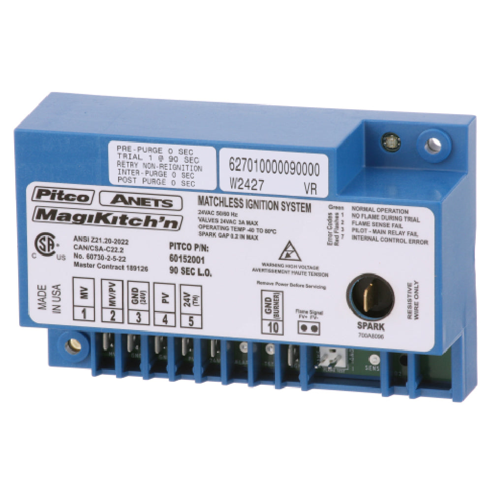 Pitco 60152001-CL Ignition Spark Control 24vac