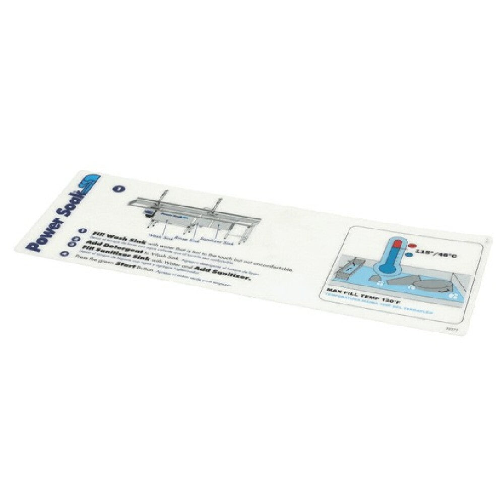 Power Soak Systems 32277 Decal Backsplash Step 1 L R