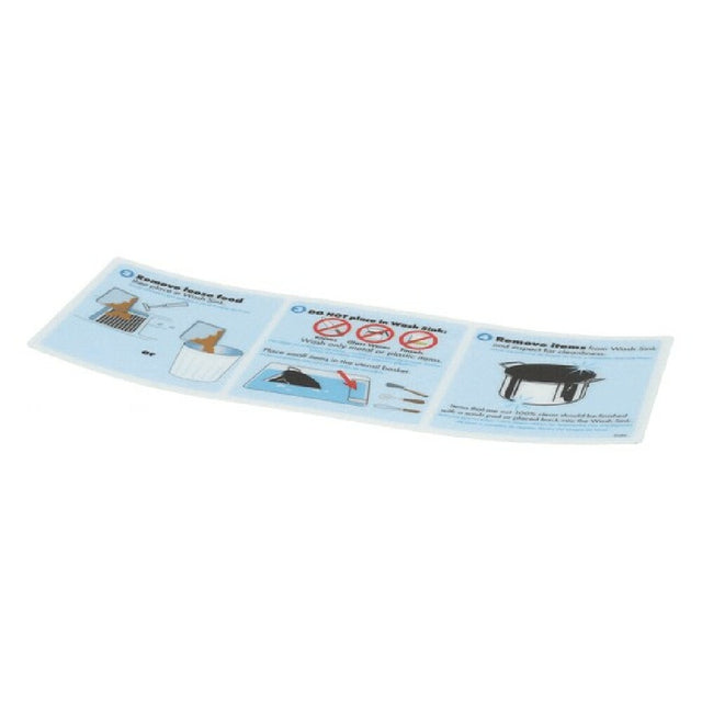 Power Soak Systems 31486 Decal Backsplash Step 2 4 L