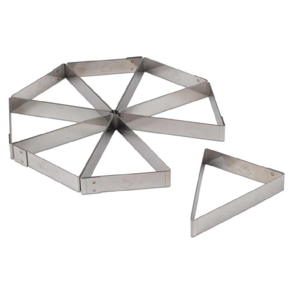 JB Prince M684 Tart Mold 9-1/2" Dia. (8) Triangular Pieces
