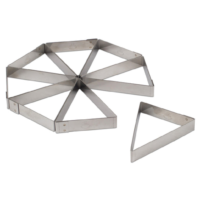 JB Prince M684 Tart Mold 9-1/2" Dia. (8) Triangular Pieces